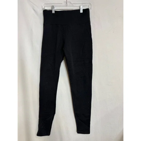 Athleta Altitude Tight Black High Rise Polartec Thermal Leggings Small C-33 - Picture 1 of 8